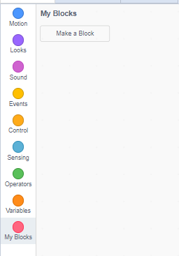 Image of Scratch 3 My Blocks category blocks