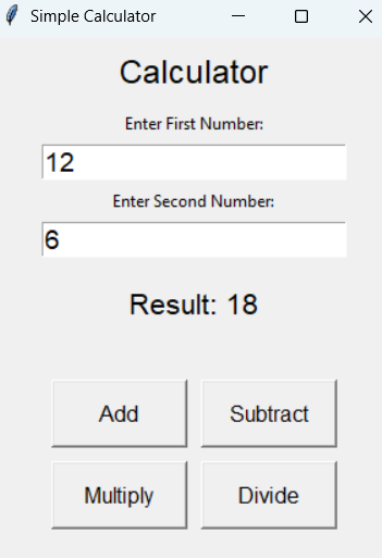 Calculator app for kids