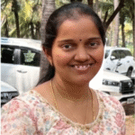 Portrait of Saradha, mother of Sarvesh, sharing her review about EduSeed.