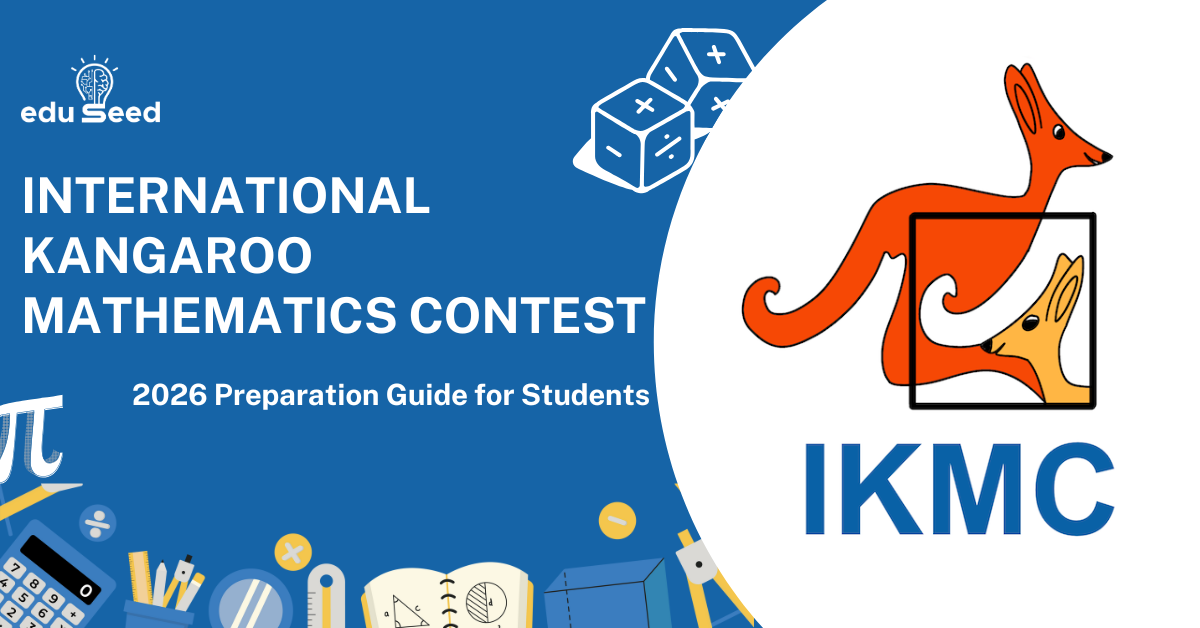 Students solving math problems for the International Kangaroo Mathematics Competition (IKMC).