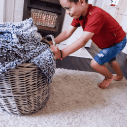Heavy work activity designed to provide deep pressure and body awareness.